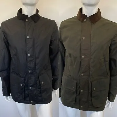 M&S Wax Coat Jacket The British Millerain Co Mens Sizes S - 4XL DWP001 NG • $56
