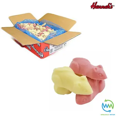 Hannah's PINK & WHITE MICE Milk Chocolate PICK N MIX Novelty Party Bag Fillers • £3.29