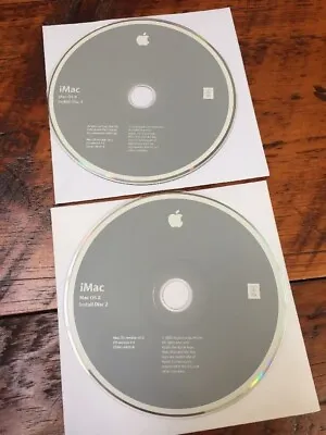 Macintosh IMac OS X 10 Jaguar V10.2 Mac Install Restore Software CDs Discs 2002 • $49.99