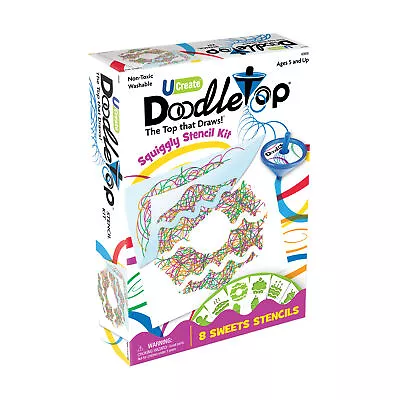 New - U-Create Doodletop Stencil Kit - Sweets - Ages 5+ | 1 Player • $15.49