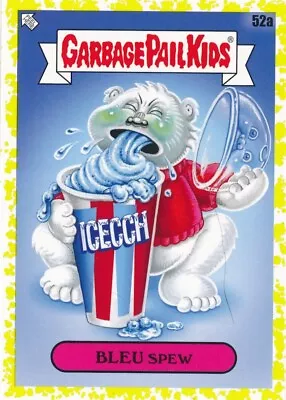 52A BLEU SPEW 2021 GPK Garbage Pail Kids Food Fight YELLOW MUSTARD ICEE BEAR • $4.99