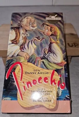 Vintage 1992 Rabbit Ears Productions Pinocchio Told By Danny Aiello VHS • $7