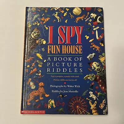 I Spy Fun House: A Book Of Picture Riddles - Hat Over Jean Marzollo • $21.32