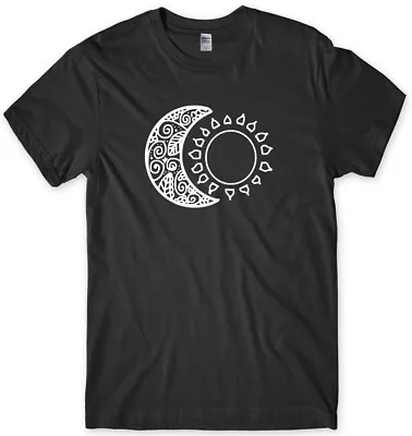 Sun And Moon Hindu Funny Mens Unisex T-Shirt • $14.91