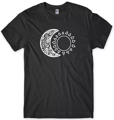 $14.63 • Buy Sun And Moon Hindu Funny Mens Unisex T-Shirt