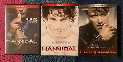 Hannibal Seasons 1 2 3 DVD Complete Series W Inserts Some Slipcovers No Digital • $60