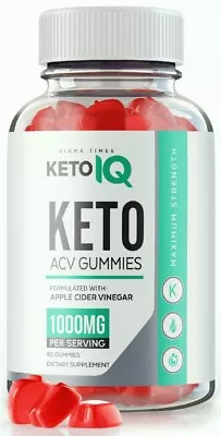 Keto IQ Advanced ACV Weight Loss Gummies To Burn Fat For Energy 60ct • $19.95