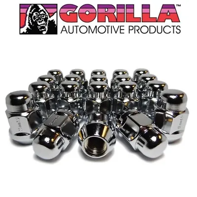 C5 C6 C7 SOLID Chrome Lug Nuts For 17 18 19 20  Chevrolet Corvette Wheels L@@K! • $39.95