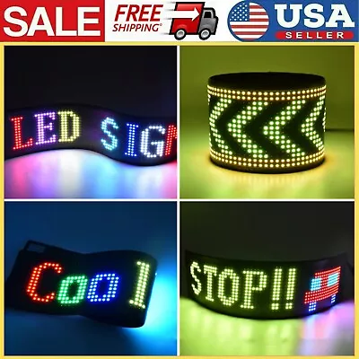 Car LED APP Programmable Showcase Message Sign Scrolling Display Lighting Board • $62.05