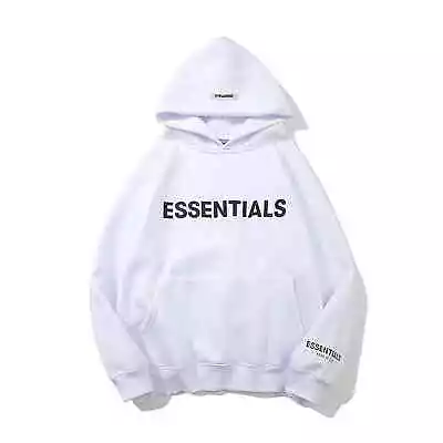 Essentials Hoodie Set 3D Rubber Letter Logo Men And Women's Sweatshirt Pullover • $32.99