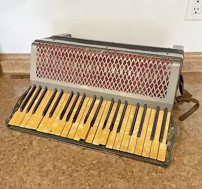 Vintage Hohner Lombardi 41 Key 120 Bass Piano Accordion No Reserve! • $9.99