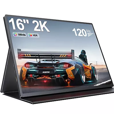 UPERFECT 16  120Hz Monitor 2560*1600 2K Portable Monitor Gaming Monitor For PS • $265.99