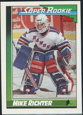 1991 Topps Mike Richter  Super Rookie  #11 • $0.99