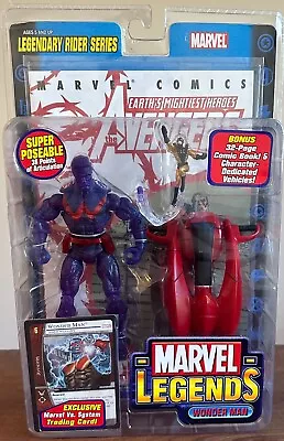 Marvel Legends Wonder Man Legendary Rider Series Figure Comic Book ToyBiz New • $29.99