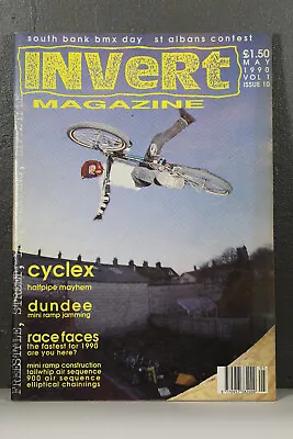 Old School Bmx Invert Bmx Magazine May 1990 Volume 1 Issue 10 • $6.22