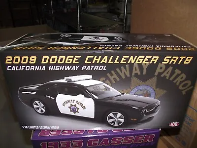 Acme 1/18 2009 Dodge Challenger SRT8 California Hwy Patrol NIB • $54