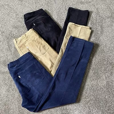 Lot Of 3 Mens 40x35 Levi’s Corduroy Suede Blue Black Tan Pants Vintage Jeans • $69