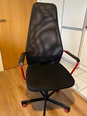 Huvudspelare Ikea Gaming Computer Desk Chair Black • £15