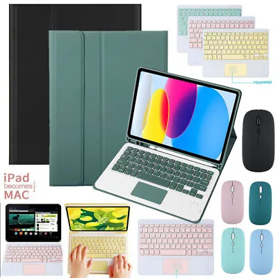 $16.99 • Buy Bluetooth Keyboard Case Cover With Mouse For IPad Air 5 4th Pro11 7/8/9/10th Gen