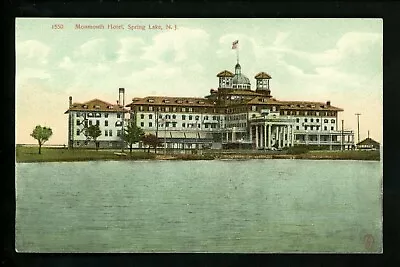 New Jersey NJ Vintage Postcard Spring Lake  Monmouth Hotel #1550 • $9.99