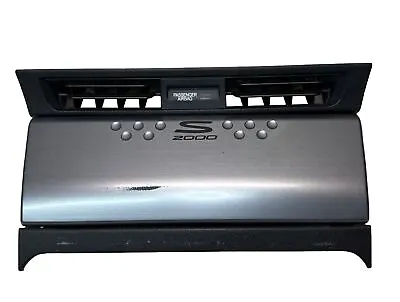 2007-2009 Honda S2000 AP2 Radio Cover Door Trim Used OEM Black And Silver - Read • $94.99