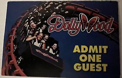 🎪 Vintage Dollywood Ticket - Very Rare Ticket Dolly Parton’s Dollywood Park • $14.95