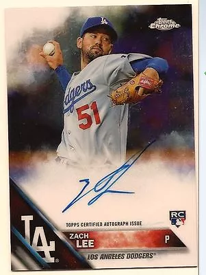 Zach Lee 2016 Topps Chrome On Card Rookie Auto • $3.29