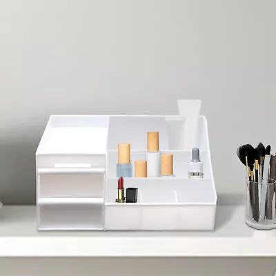 Dressing Table Make-up Case Cosmetic Organizer Drawers Holder Space Saving Gift • £9.49