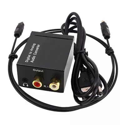 Digital Audio Decoder 3.5mm Jack Coaxial Optical Fiber Digital To Analog2885 • £8.71