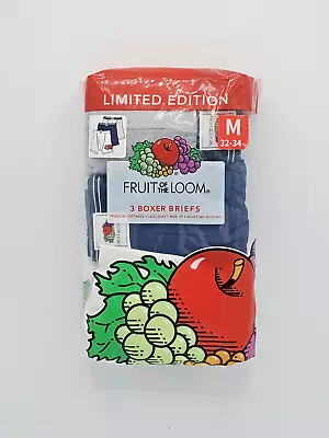 2018 FRUIT OF THE LOOM LIMITED EDITION 3 Pack Premium M Boxer Briefs Underwear • $59.99