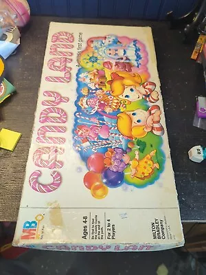 🍭 Original Vintage Candy Land Board Game Complete 1984 Milton Bradley 🍬 • $55.99