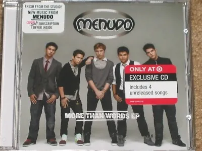 MENUDO - More Than Words EP- Target EXCLUSIVE U.S. CD! RARE! W/ This Christmas • $10