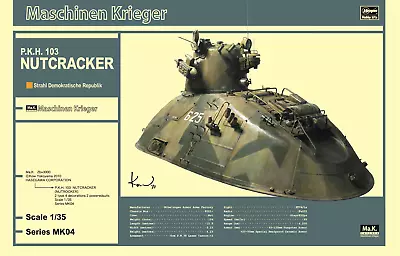 Hasegawa Maschinen Krieger 1/35 P.K.H. 103 Nutcracker MK04 64004 • $69.99