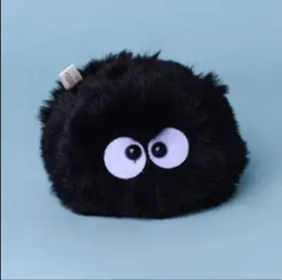 10cm My Neighbor Totoro Interactive Plush Keychain - Studio Ghibli (Soot Sprite) • $12.99