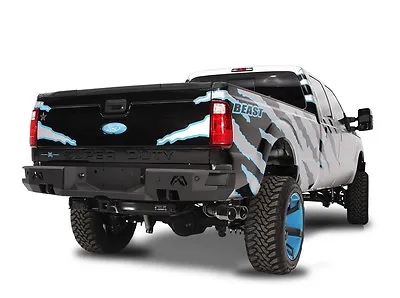 Fab Fours FS08-W1351-1 Premium Rear Replacement Bumper - 99-16 Ford Super Duty • $1699.86