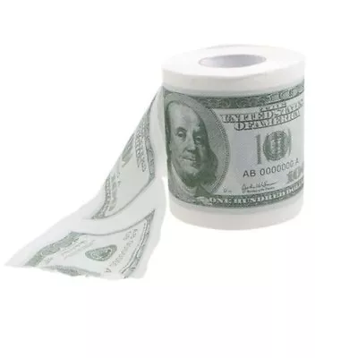 $100 DOLLAR BILLS TOILET PAPER And $20 SHREDDED BILLS  ( YOUR INHERITANCE ) • $15.50