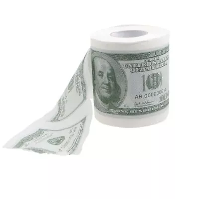 $100 Dollar Bills Toilet Paper • $10