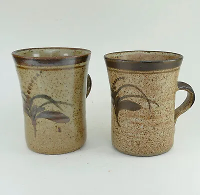 LOWERDOWN POTTERY - 2 Studio MUGS - Impressed L* & LD - David Leach • £14.99