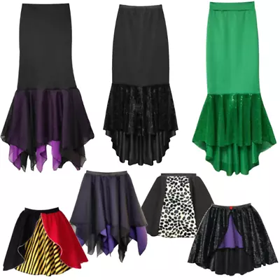£18.99 • Buy Ladies Villain HALLOWEEN COSTUMES Maleficent, Snow Queen, Ursula, Cruella De Vil