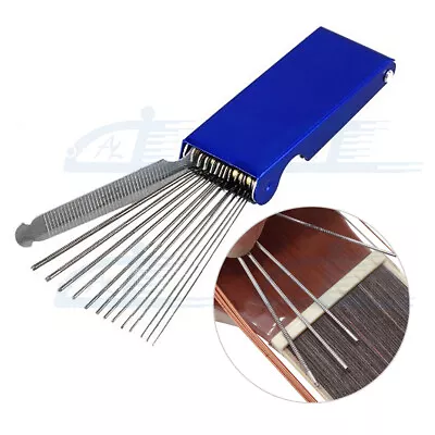 Guitar Nut Slotting File Saw Rods Slot Filing Set Luthier Replacement Tools Kit • $5.55