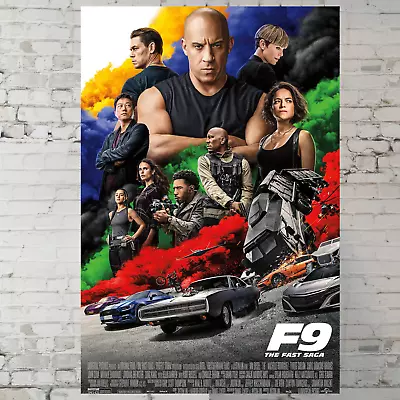 F9 - The Fast Saga - Movie Poster - Vin Diesel - 11x17  Wall Decor • $14.90