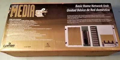 47603-BHN Leviton Basic Home Networking Unit - Cat5 - Telephone Fax Video • $36