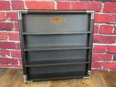 VTG - FRANKLIN MINT HARLEY DAVIDSON Motorcycle DISPLAY CASE 4 Four SHELF SHELVES • $62.10