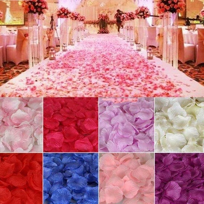 £18.99 • Buy Valentines Silk Rose Petals Flower Table Decorations Confetti Engagement Party
