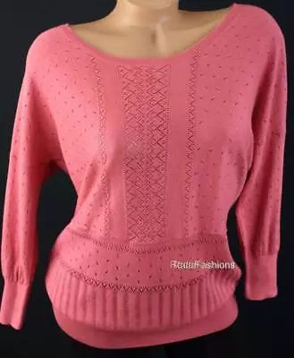 Victoria's Secret Moda International Cotton Knit Pointelle Lightweight Sweater • $29.99