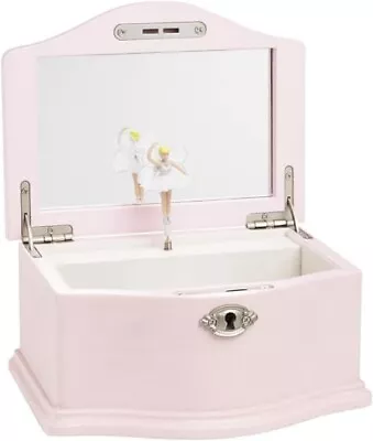 Ballerina Musical Jewelry Box With Mirror For Girls，Pink Kid'S Jewelry Storage M • $99.99