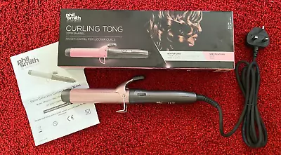 £12.50 • Buy Phil Smith Curling Tong 7 Heat Settings Cool Touch Tip Large Looser Curls 32MM 
