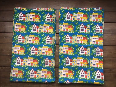 £42.95 • Buy Vintage ‘Daisy Walk’ By Jonelle Fabric Curtains 1970s 166cm X 155cm *UNUSED*