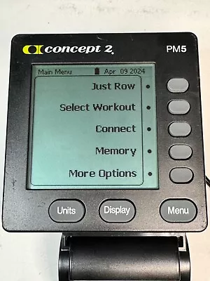 Concept 2 PM5 Performance Monitor For Concept 2 Rowers Bikes And SkiErgs-Black • $115