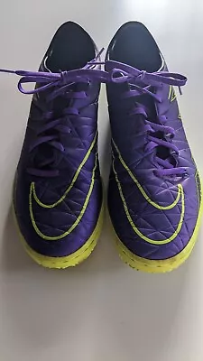 Nike Men’s Hypervenom RARE Purple Yellow Soccer Indoor Turf Shoes US 11  • $24.99